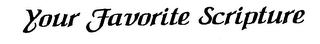 YOUR FAVORITE SCRIPTURE logo