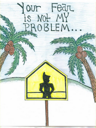 YOUR FEAR IS NOT MY PROBLEM... logo