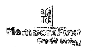 YOUR FINANCIAL PARTNER MEMBERS FIRST CREDIT UNION OF FLORIDA logo