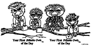 YOUR FIRST BILLABLE OWLS OF THE DAY logo
