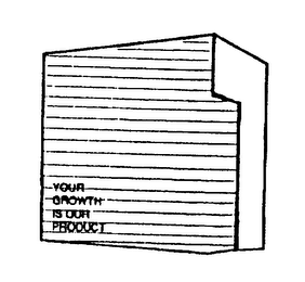 YOUR GROWTH IS OUR PRODUCT logo
