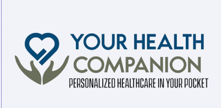 YOUR HEALTH COMPANION PERSONALIZED HEALTHCARE IN YOUR POCKET logo