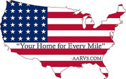 "YOUR HOME FOR EVERY MILE" - AARVS.COM logo