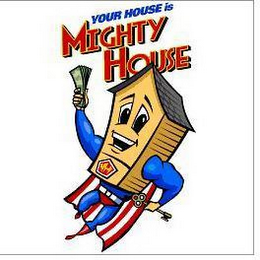 YOUR HOUSE IS MIGHTY HOUSE MH logo