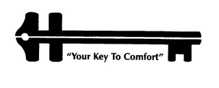 "YOUR KEY TO COMFORT" logo