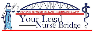 YOUR LEGAL NURSE BRIDGE PROVIDING ATTORNEYS THE EXPERTISE PHYSICIANS RELY ON logo