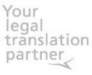 YOUR LEGAL TRANSLATION PARTNER logo