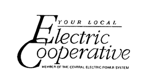 YOUR LOCAL ELECTRIC COOPERATIVE MEMBER OF THE CENTRAL ELECTRIC POWER SYSTEM logo