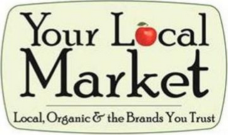YOUR LOCAL MARKET LOCAL, ORGANIC & THE BRANDS YOU TRUST logo