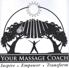 YOUR MASSAGE COACH INSPIRE · EMPOWER · TRANSFORM logo