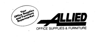YOUR OFFICE SUPPLIES AND FURNITURE SUPERMARKET ALLIED OFFICE SUPPLIES & FURNITURE logo