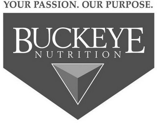 YOUR PASSION. OUR PURPOSE. BUCKEYE NUTRITION logo