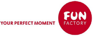 YOUR PERFECT MOMENT FUN FACTORY logo