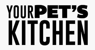 YOUR PET'S KITCHEN logo