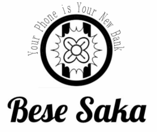 YOUR PHONE IS YOUR NEW BANK BESE SAKA logo