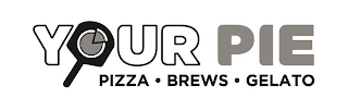 YOUR PIE PIZZA · BREWS · GELATO logo