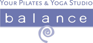 YOUR PILATES & YOGA STUDIO BALANCE logo