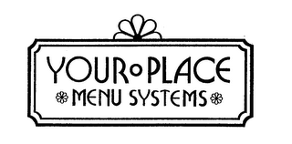 YOUR PLACE MENU SYSTEMS