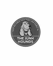 YOUR RELIABLE PACK FOR JUNK REMOVAL THE JUNK HOUNDS logo