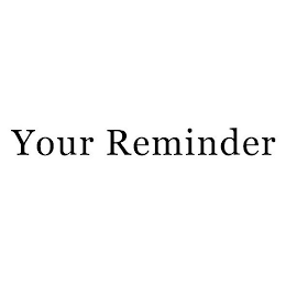 YOUR REMINDER logo