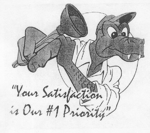 "YOUR SATISFACTION IS OUR #1 PRIORITY" logo