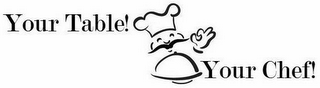 YOUR TABLE! YOUR CHEF! logo