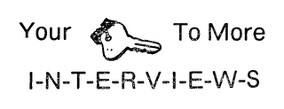 YOUR TO MORE I-N-T-E-R-V-I-E-W-S logo