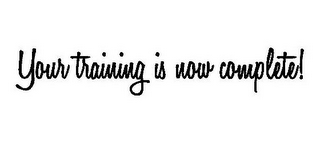YOUR TRAINING IS NOW COMPLETE! logo