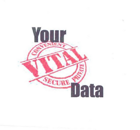YOUR VITAL DATA CONVENIENT SECURE PRIVATE logo