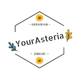 YOURASTERIA · UKRAINIAN · · JEWELRY · logo