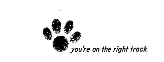YOU'RE ON THE RIGHT TRACK logo