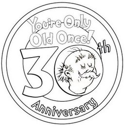 YOU'RE ONLY OLD ONCE! 30TH ANNIVERSARY logo