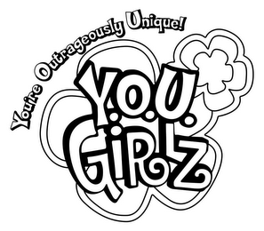YOURE OUTRAGEOUSLY UNIQUE! Y.O.U. GIRLZ logo