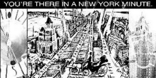 YOU'RE THERE IN A NEW YORK MINUTE. logo