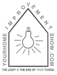YOURHOMEIMPROVEMENTSHOW.COM THE LIGHT @ THE END OF YOUR TUNNEL logo