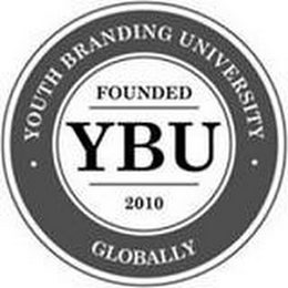 YOUTH BRANDING UNIVERSITY GLOBALLY FOUNDED YBU 2010 logo