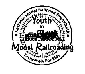 YOUTH IN MODEL RAILROADING A NATIONAL MODEL RAILROAD ORGANIZATION EXCLUSIVELY FOR KIDS YMR 97 logo