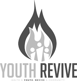 YOUTH REVIVE IGNITE A YOUTH, REVIVE A COMMUNITY. logo
