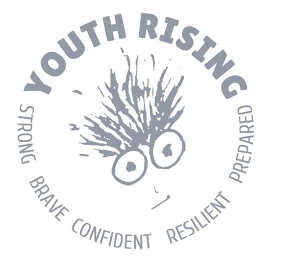YOUTH RISING STRONG BRAVE CONFIDENT RESILIENT PREPARED logo