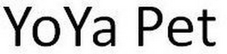 YOYA PET logo