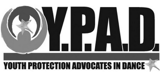 Y.P.A.D. YOUTH PROTECTION ADVOCATES IN DANCE logo
