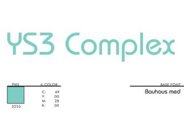 YS3 COMPLEX PMS 4.COLOR BASE FONT BAUHAUS MED