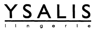 YSALIS LINGERIE logo