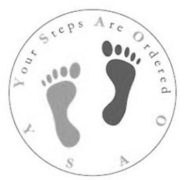 YSAO  YOUR STEPS ARE ORDERED logo