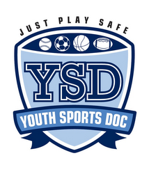 YSD YOUTH SPORTS DOC JUST PLAY SAFE logo