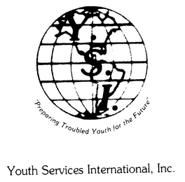 Y.S.I. "PREPARING TROUBLED YOUTH FOR THE FUTURE" YOUTH SERVICES INTERNATIONAL, INC. logo