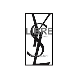YSL LIBRE FLOWERS & FLAMES YVESSAINTLAURENT logo
