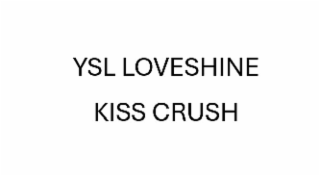 YSL LOVESHINE KISS CRUSH logo