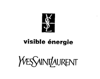 YSL VISIBLE ENERGIE YVES SAINT LAURENT logo