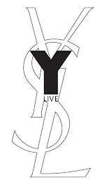 YSL Y LIVE logo